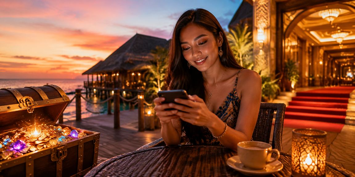 Pengguna mengakses kasino mudah alih sq126 secara selamat di Sabah menggunakan telefon bimbit